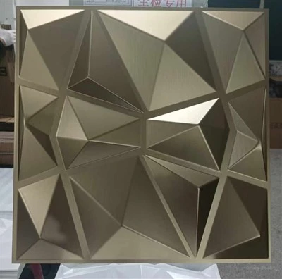 3D Metal PVC vægpanel