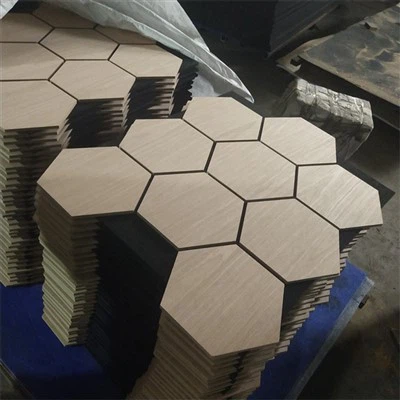 Hexagon akustiske vægpaneler